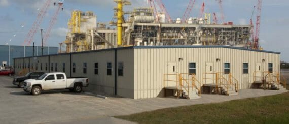 permanent modular building Gulf Marine Fabricator, Office Building