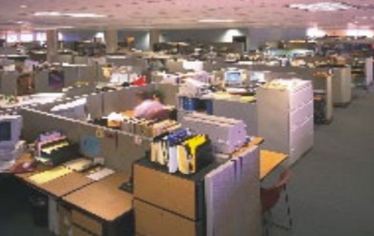 permanent modular building Hewlett Packard technology center