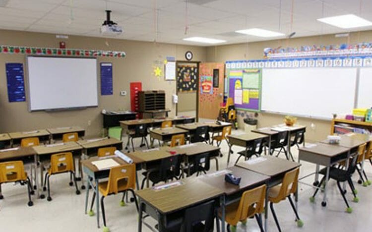 permanent modular building Oilton Public Schools, Classroom Wing