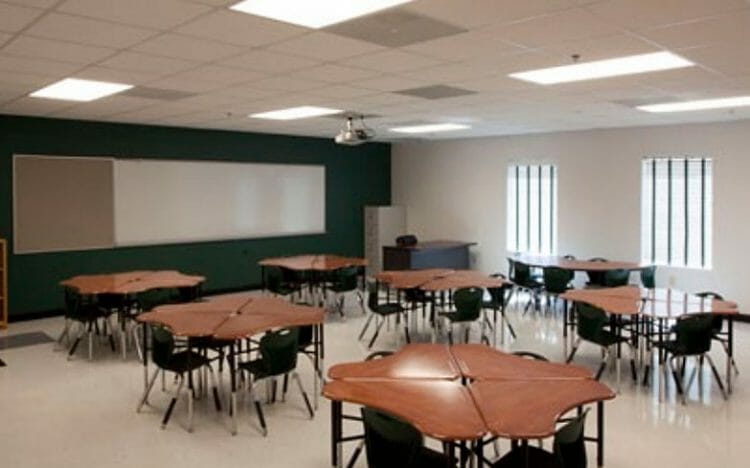 permanent modular building Blue Ridge ISD Middle School