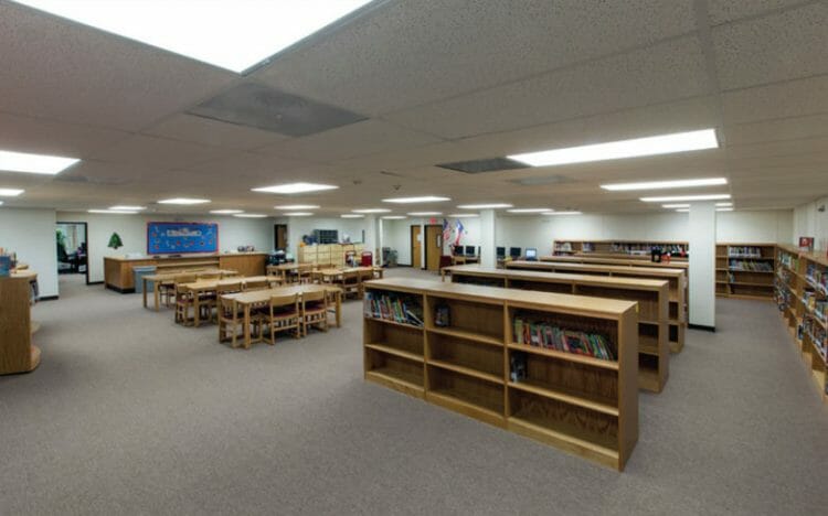 relocatable modular building Deweyville ISD library