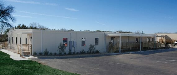 permanent modular building First Baptist Church Frisco