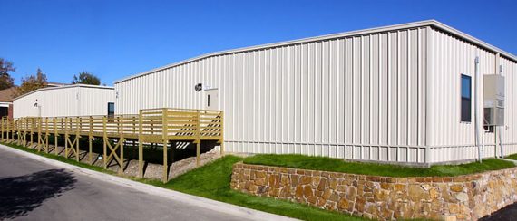 relocatable modular building Life School Classroom Wings
