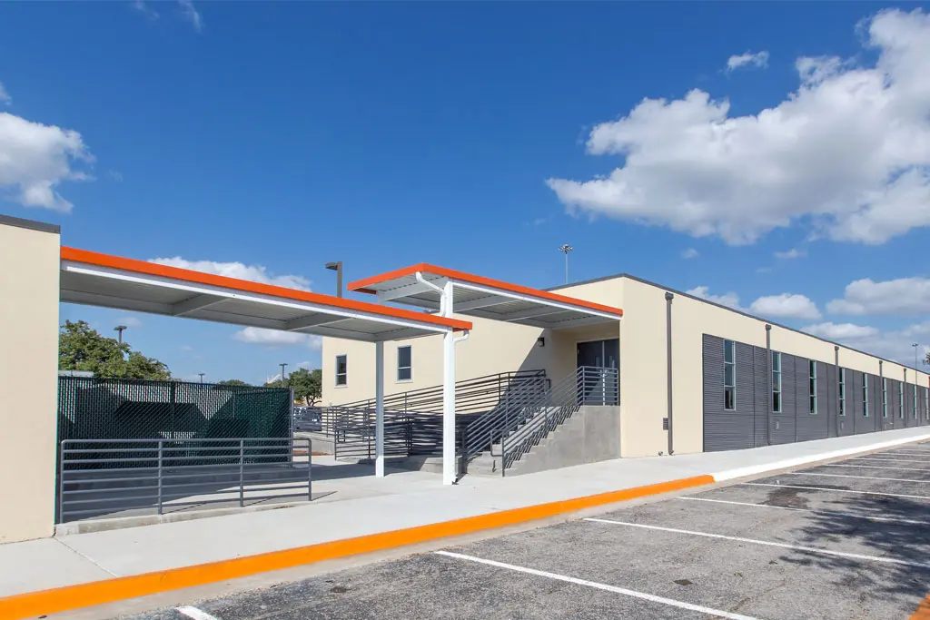 permanent modular building UT Dallas Classrooms