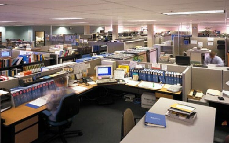 permanent modular construction Motorola Hayden office facility