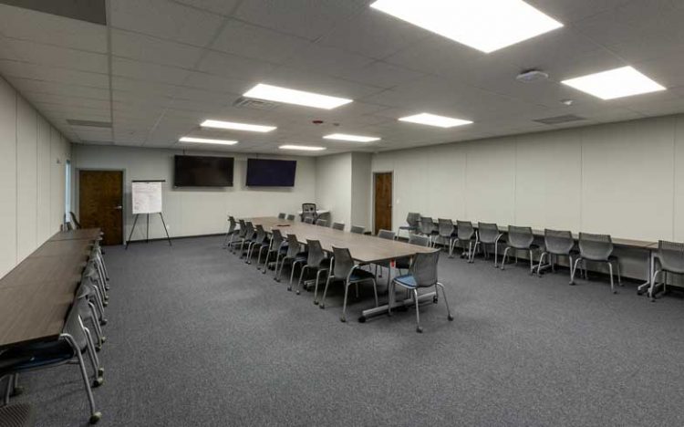 Interior, Dominion Energy modular building