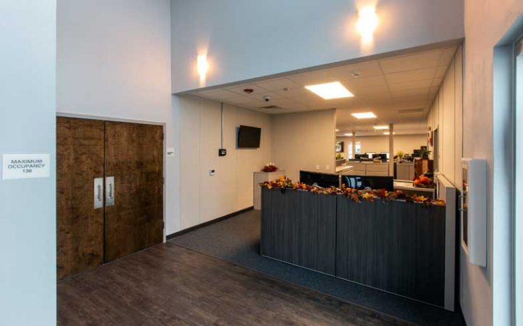 Interior, modular building