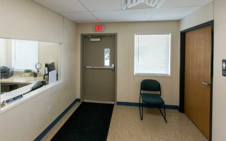Police Dept Reception area