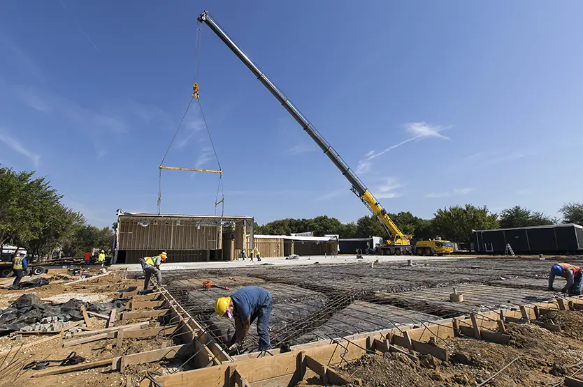 Modular Set and Slab Prepration