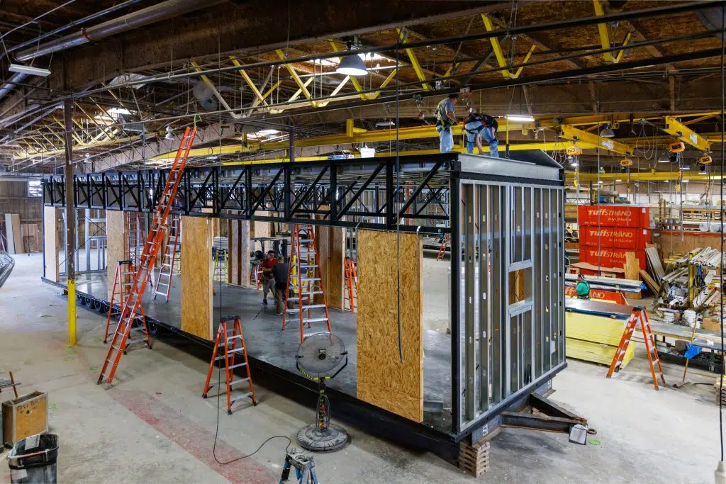 ramtech permanent modular roof installation